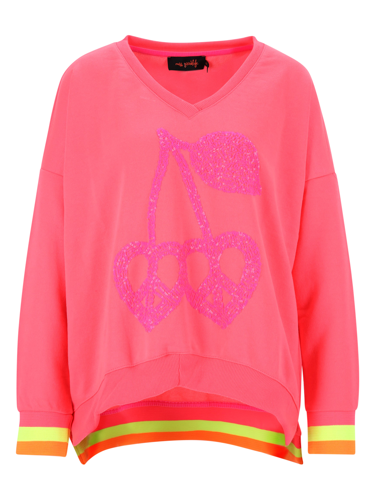 V-Neck Cherry Peace female