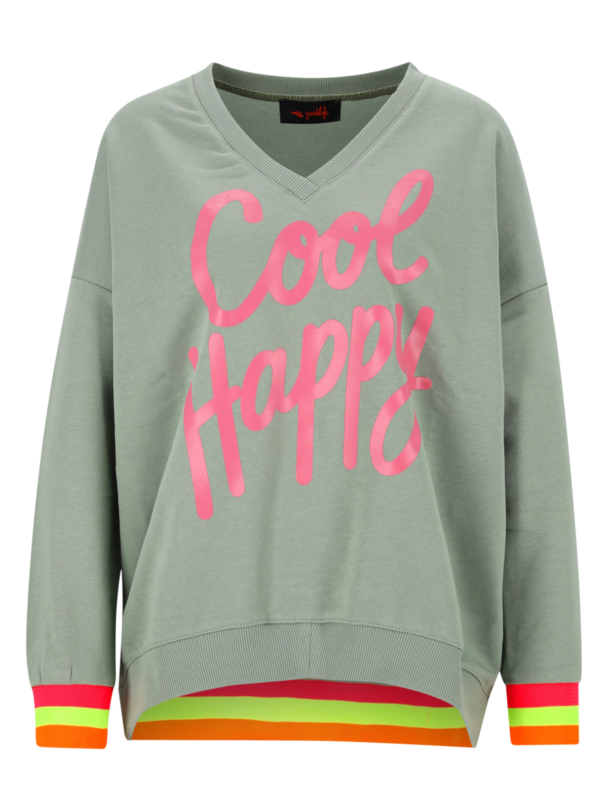 V-Neck Cool Happy female