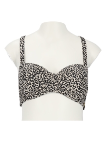 Bikini top twisted padded wired
