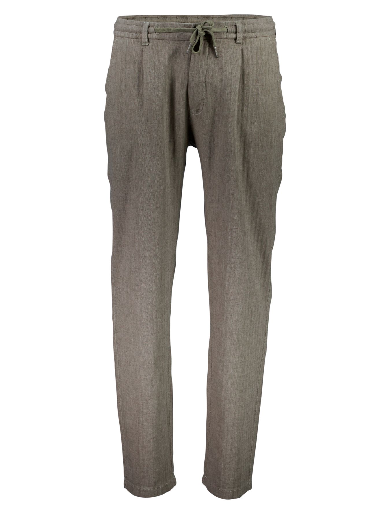 Linen blend herringbone pants male