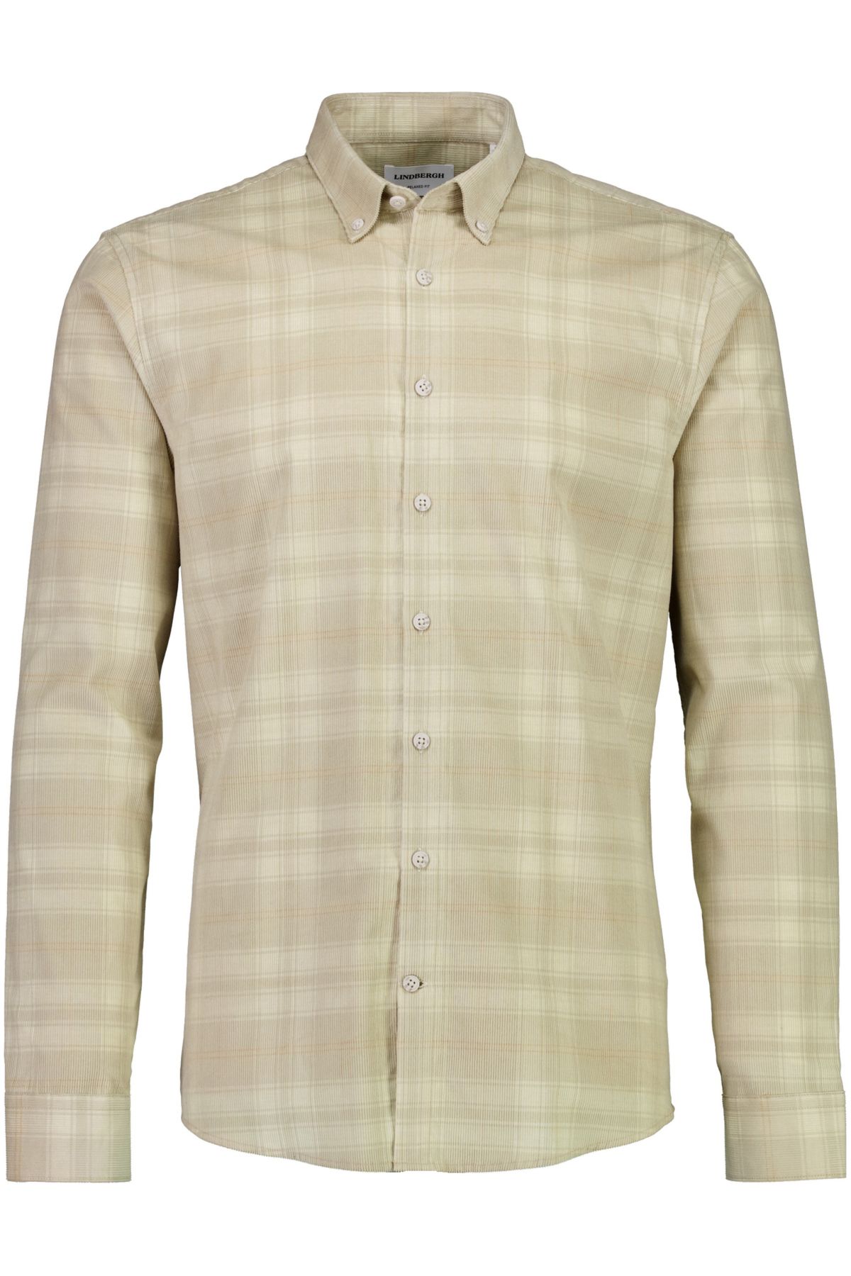 Checked corduroy shirt L/S male