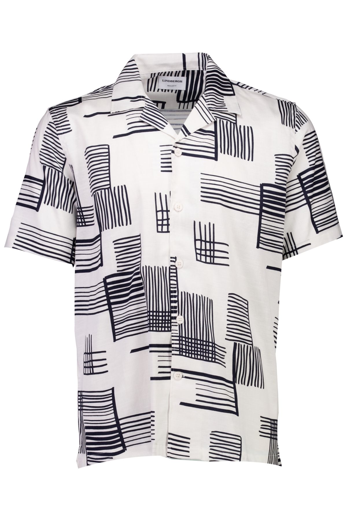 Grapic lyocell blend shirt S/S male