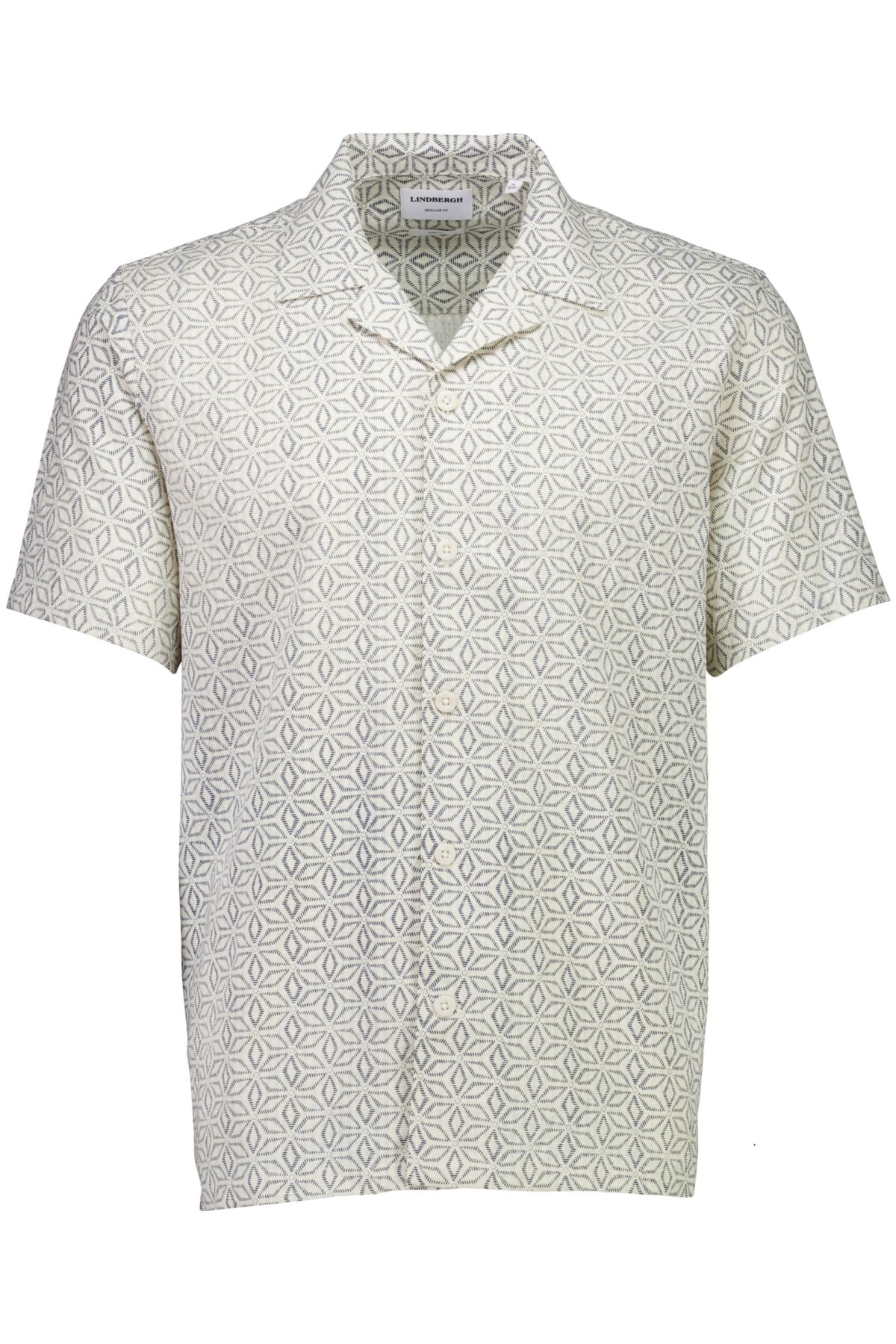 Two color structure shirt S/S male
