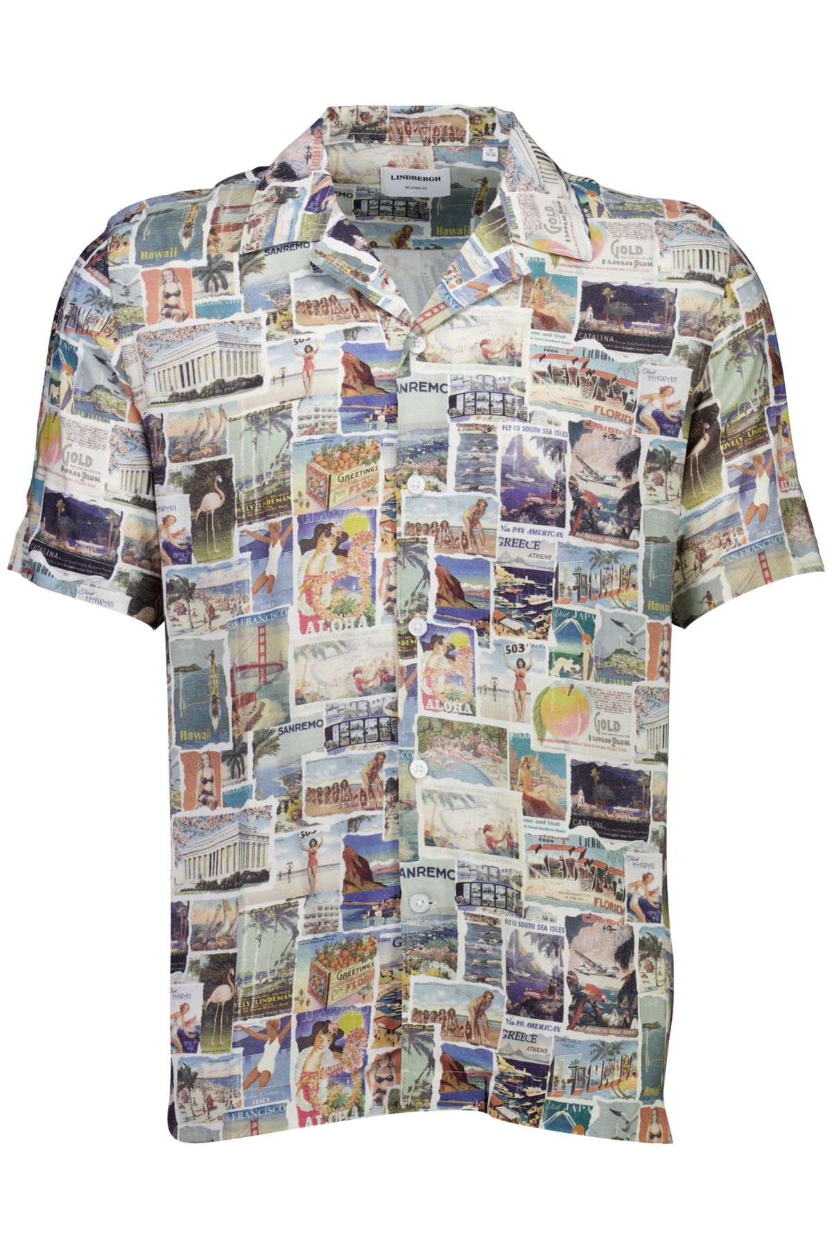 AOP vintage shirt S/S male