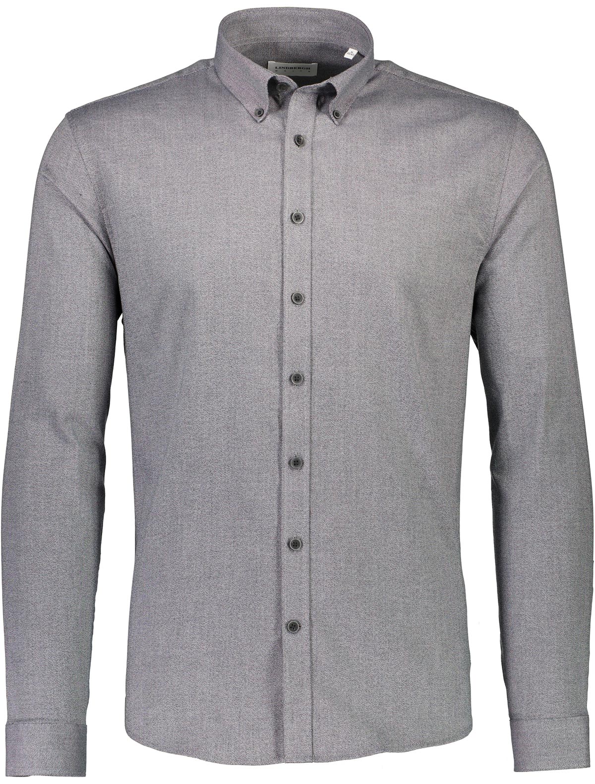 Mouliné stretch shirt L/S male