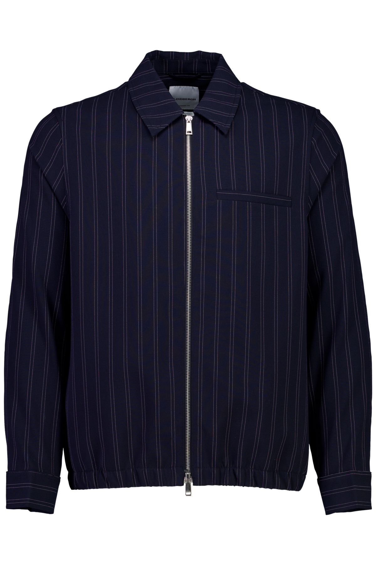 Superflex pinstriped overshirt male