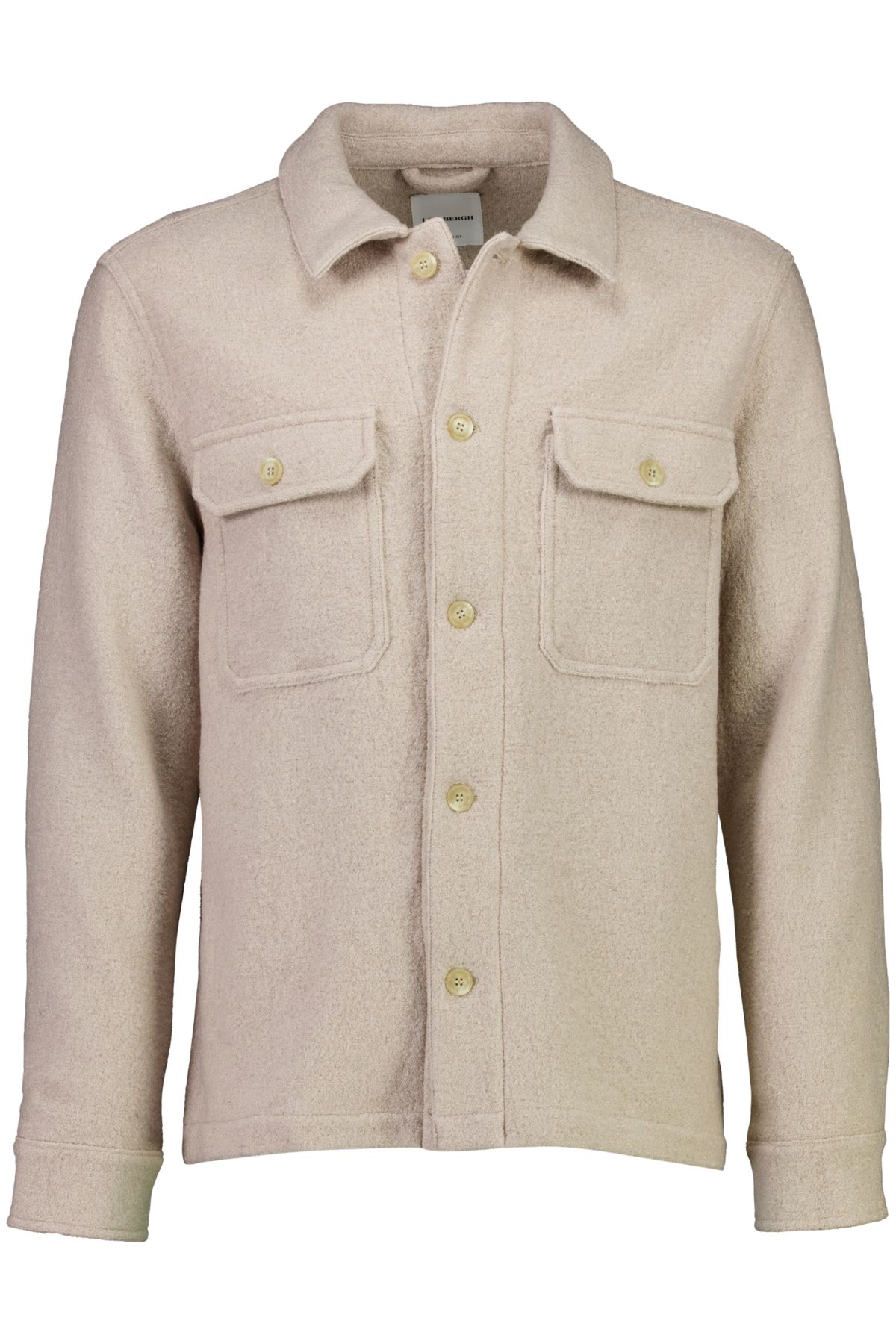 Wool blend overshirt male