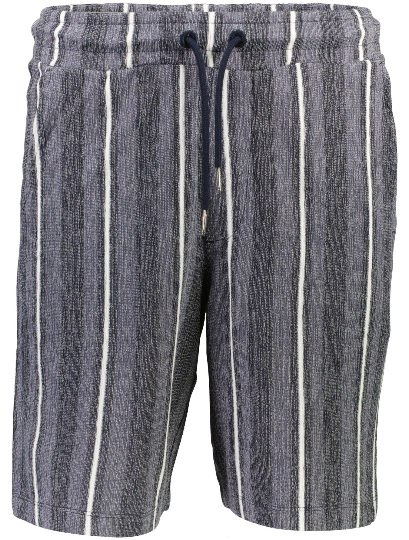 XL Striped terry shorts male