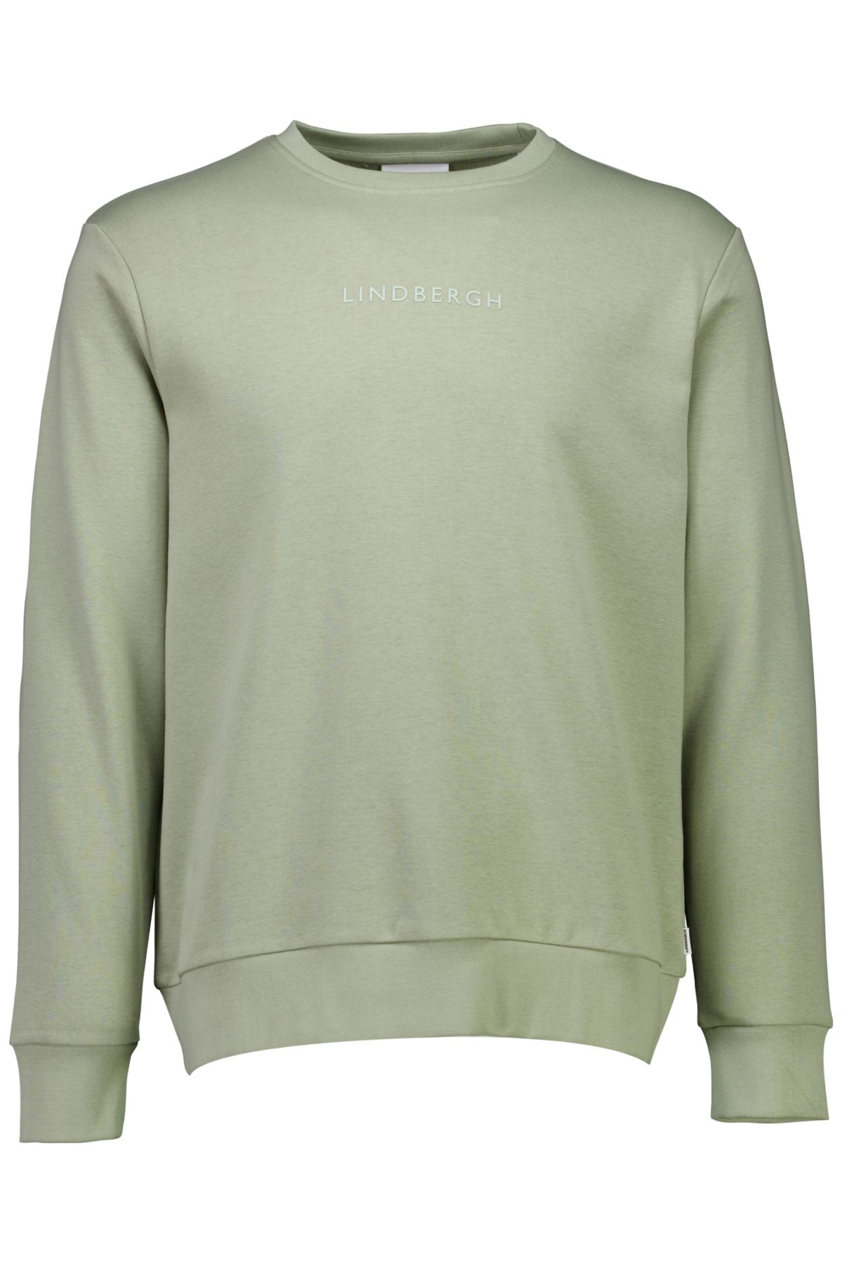 Logo chest print o-neck sweat male