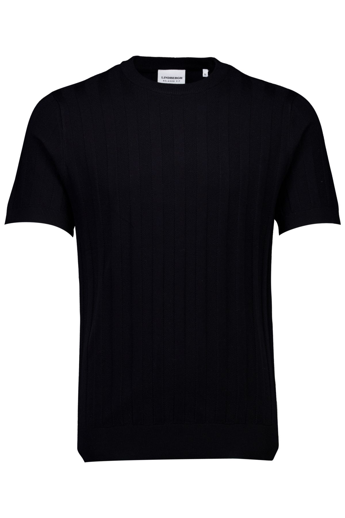Knitted crew neck t-shirt male