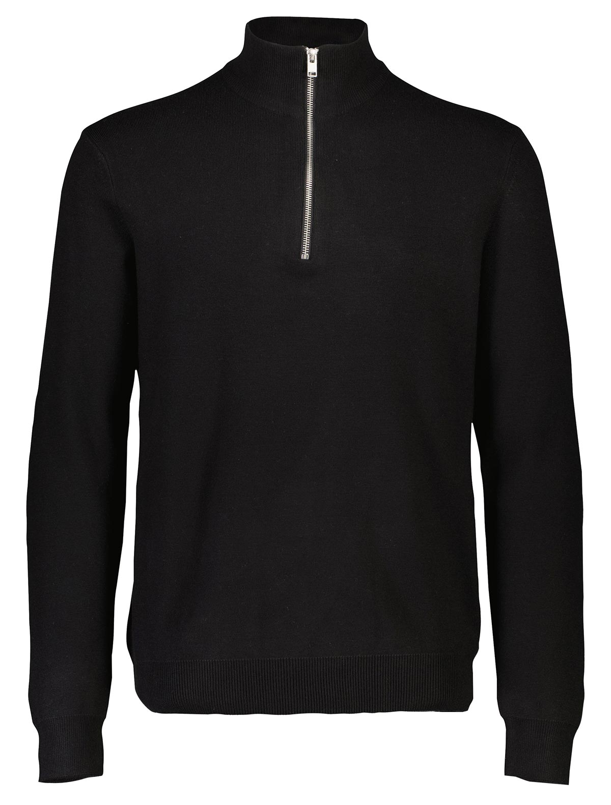 XXL Ecovero half zip knit male