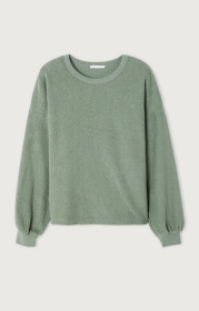 SWEAT DROIT ML COL ROND