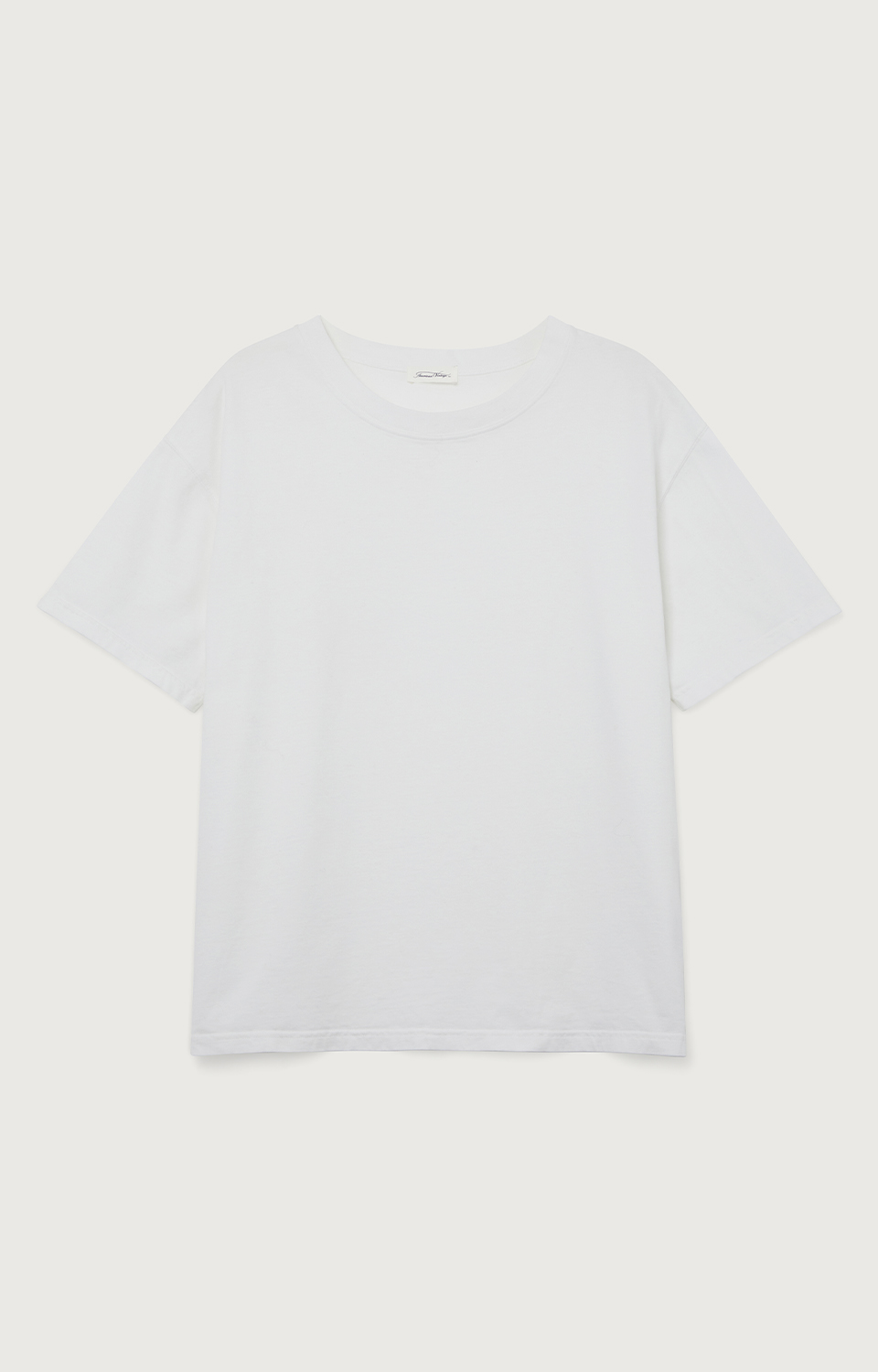 T-SHIRT DROIT MC COL ROND US female
