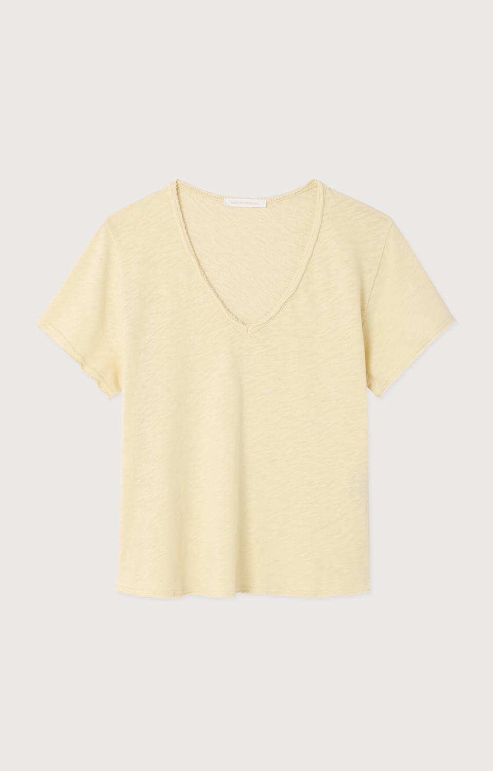 T-SHIRT DROIT MC COL V female
