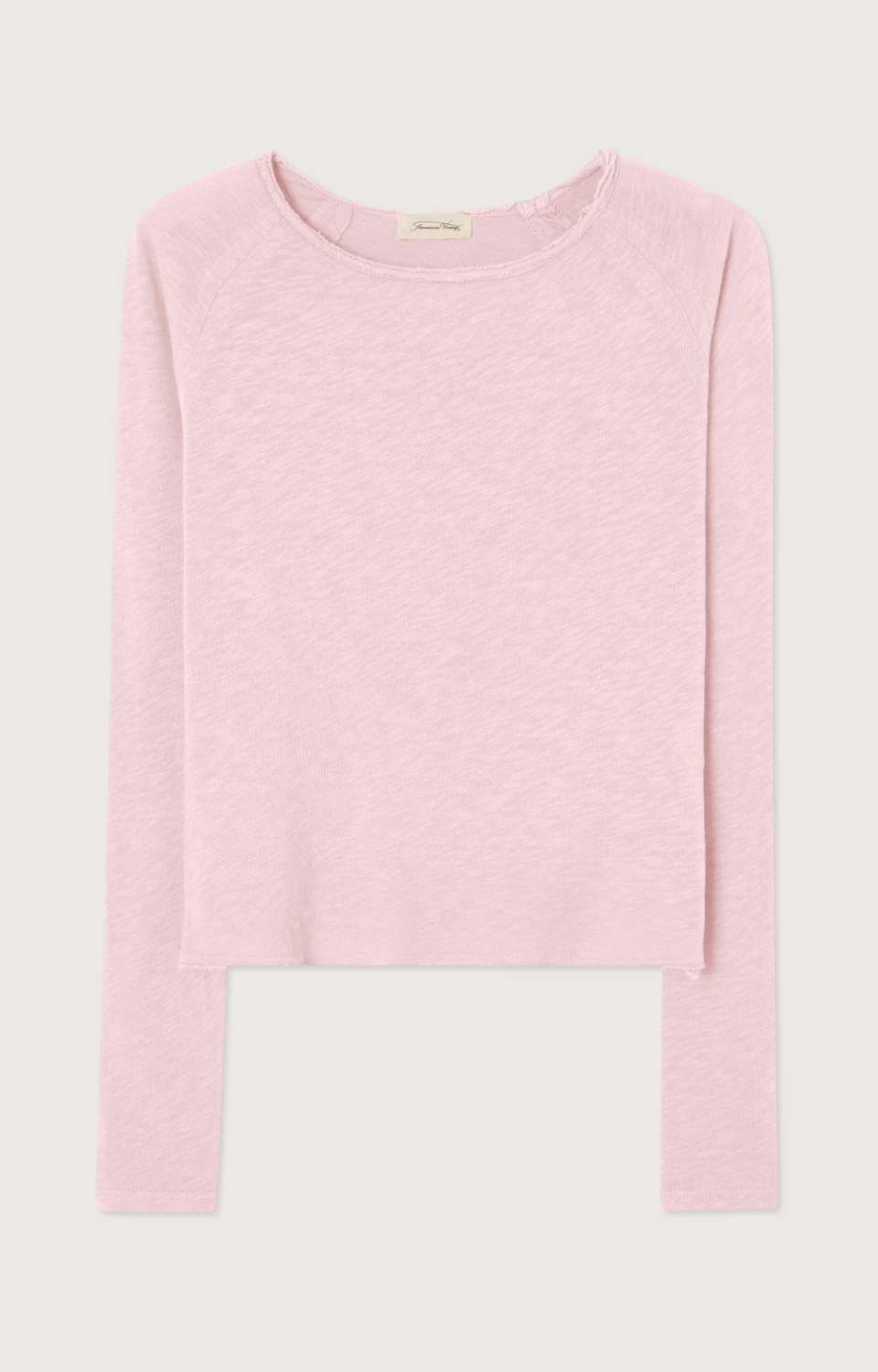 T-SHIRT DROIT L COL BATEAU US feale