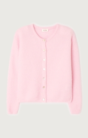 GILET COURT ML COL ROND