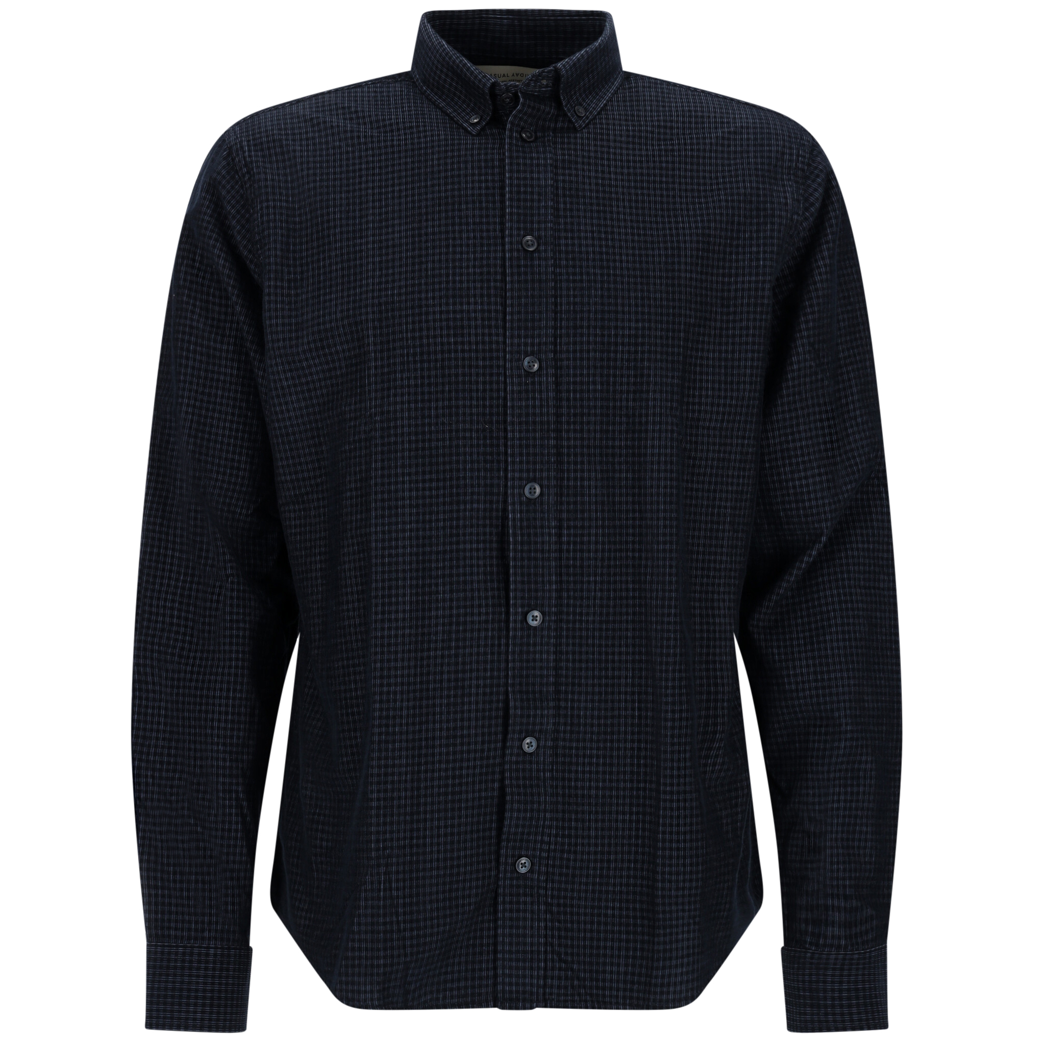 CFPONTUS LS BD checked corduroy shi male