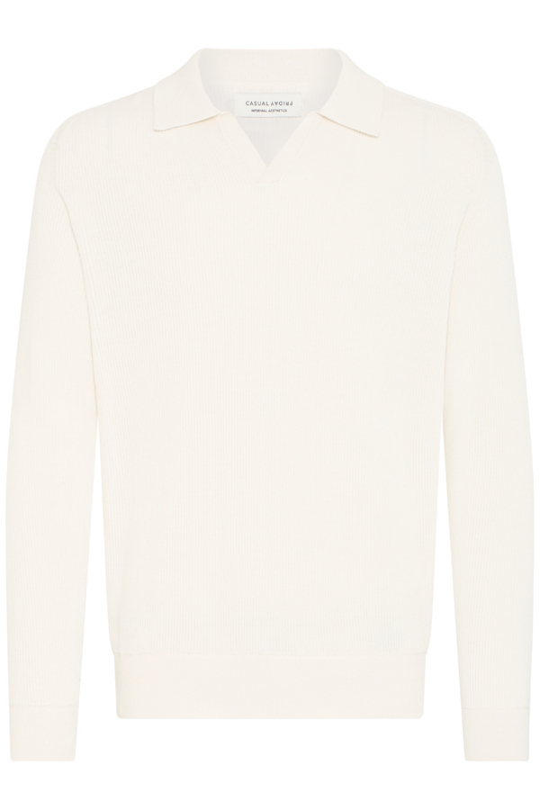 CFNORDIN LS RIBBED POLO KNIT male