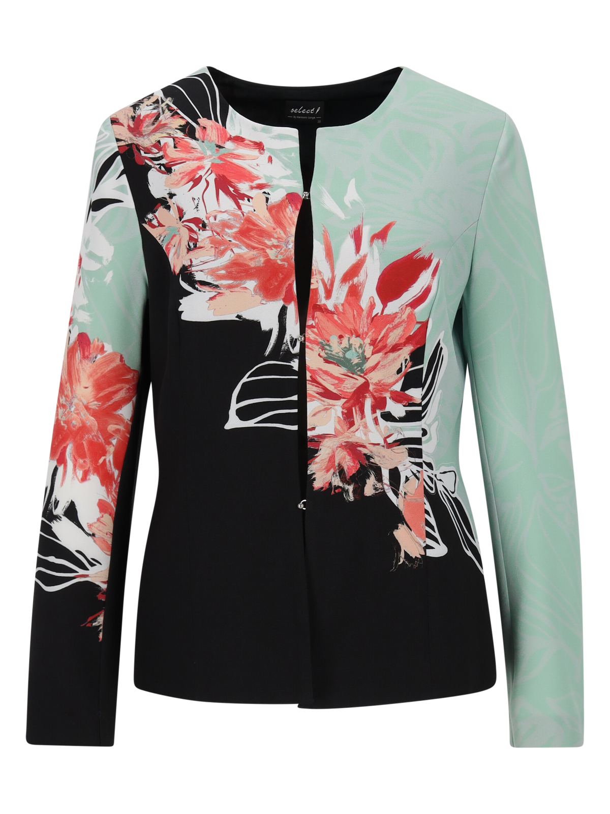 Jacke, gemustert, elegant female