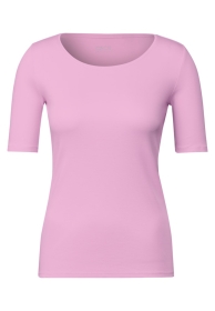 T-Shirt in Unifarbe