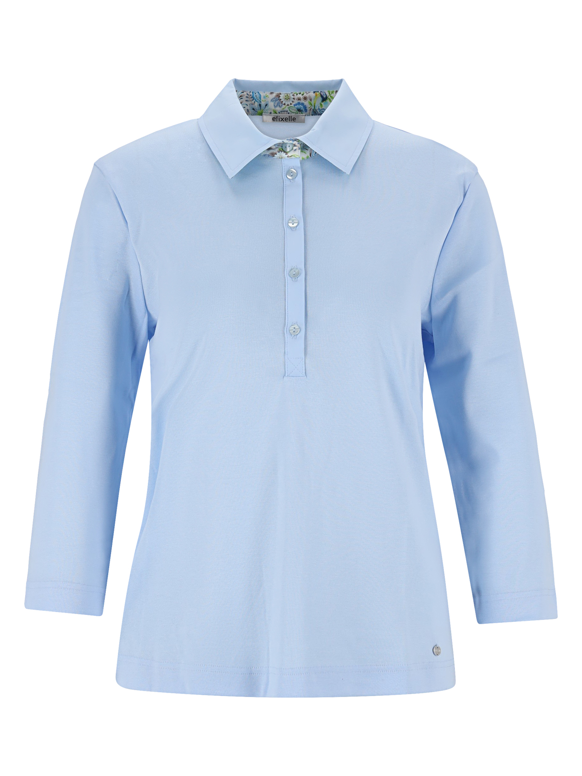 Polo 3/4 Arm Feinripp BW merc. female