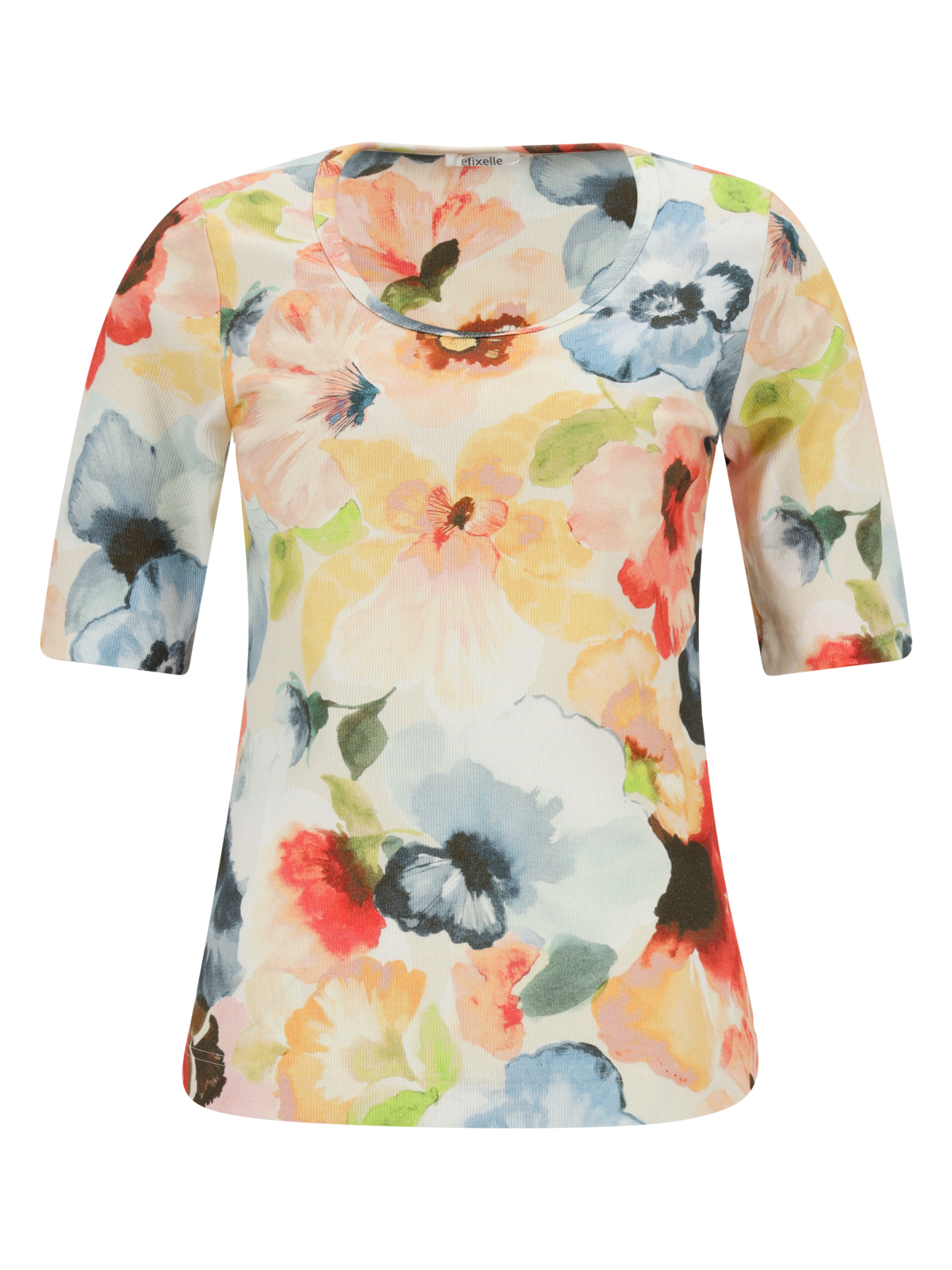 Ruha Shirt 1/2 Arm Rippe bedruckt female