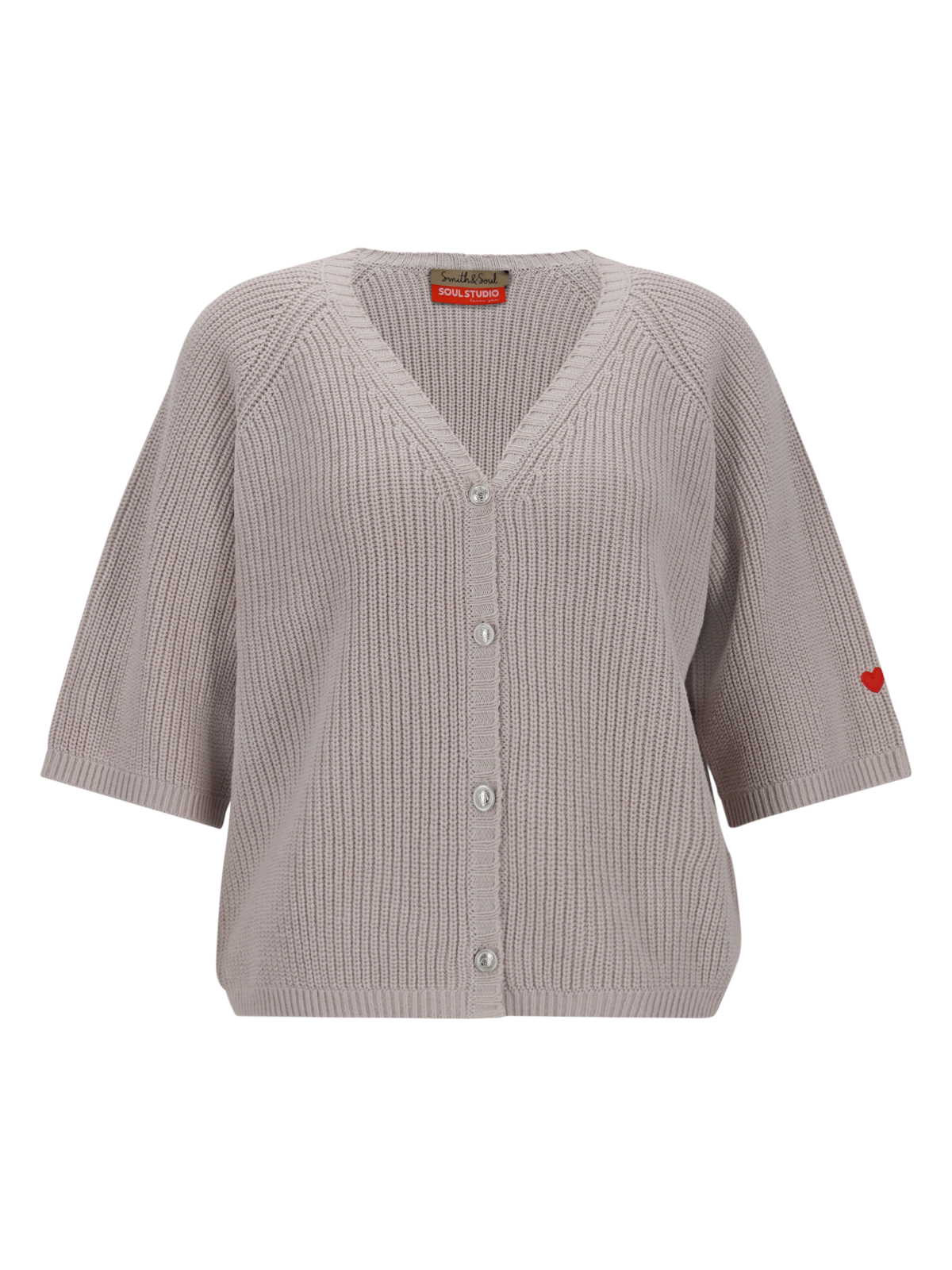 XXL HALF SLV KNIT CARDIGAN female