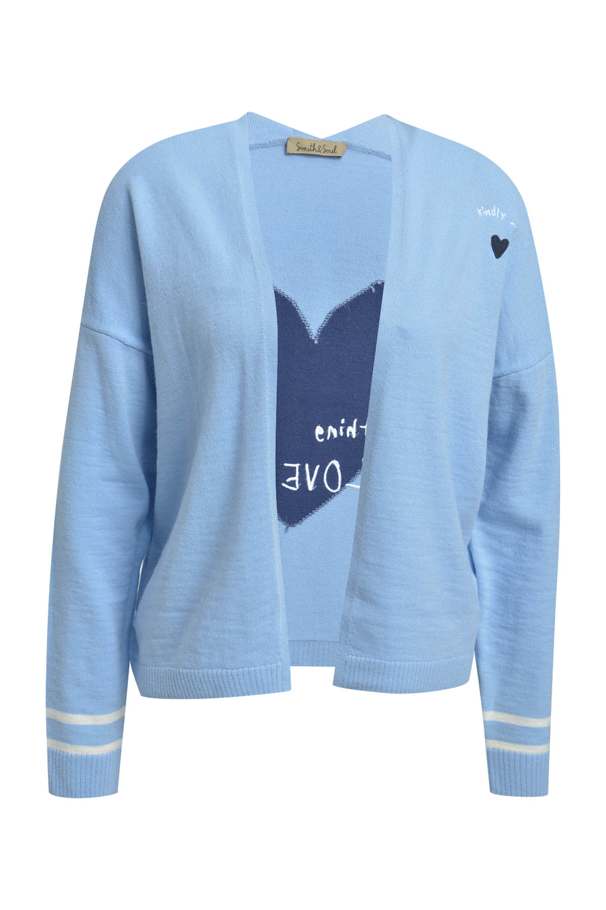OPEN CARDIGAN WITH INTARSIA female