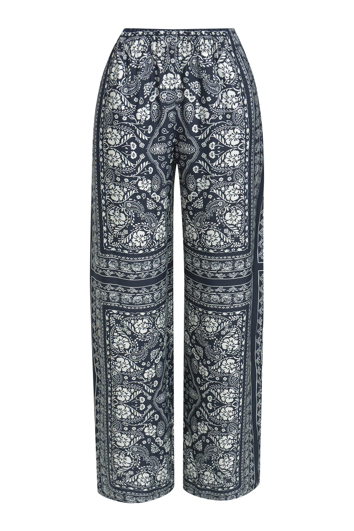 PRINTED VISCOSE PANTS female