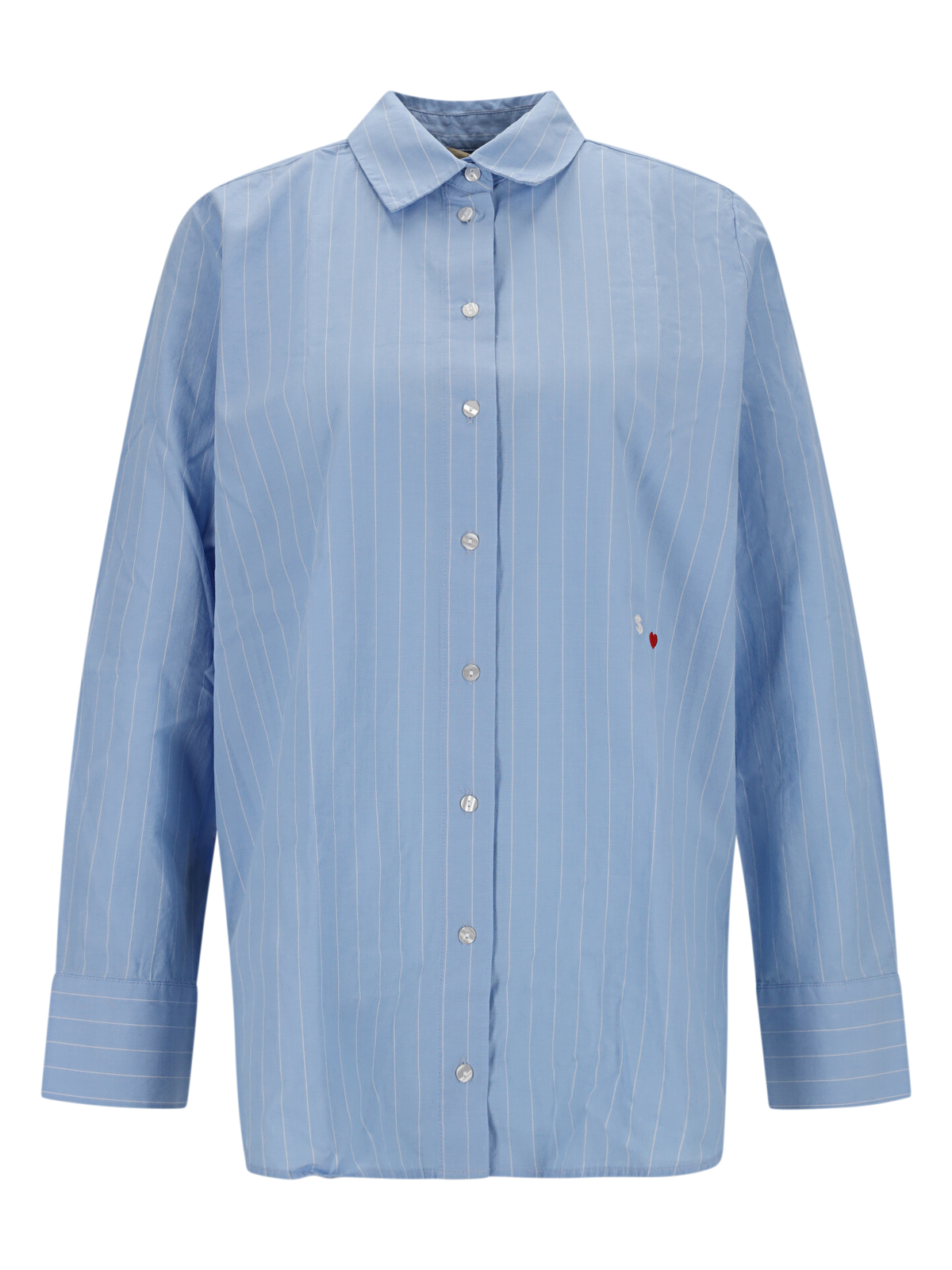 STRIPED BLOUSE WITH BACK PATCH female