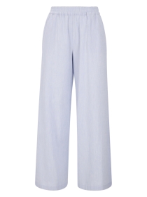 wideleg pants with elastic waist