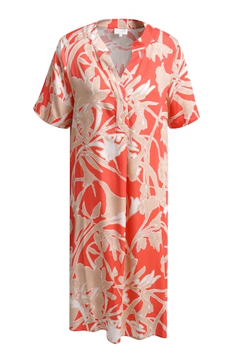 DRESS W NECKPANEL AND PLACKET, 1/2 female