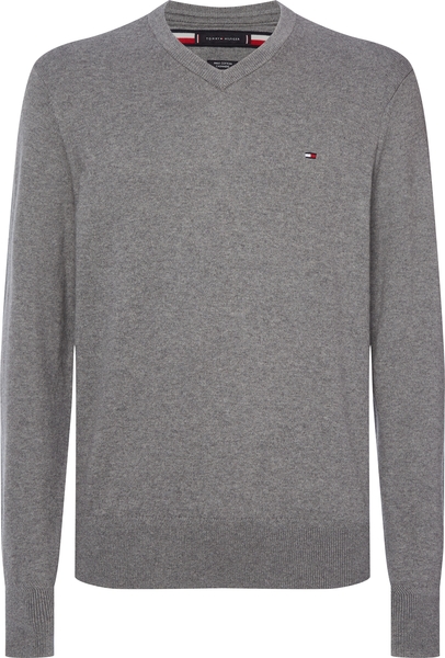 PIMA COTTON CASHMERE V NECK