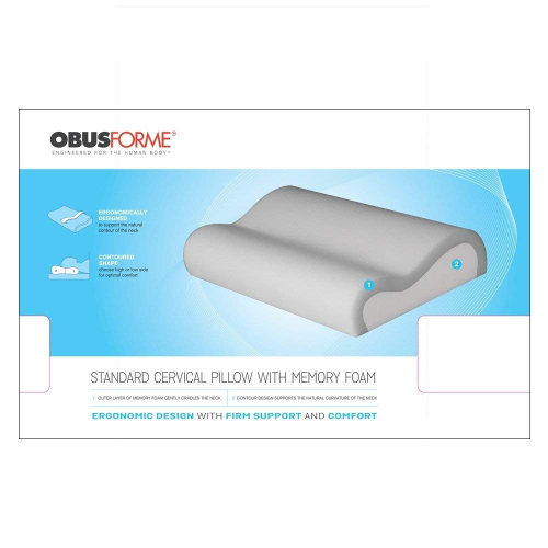 obusforme memory foam pillow