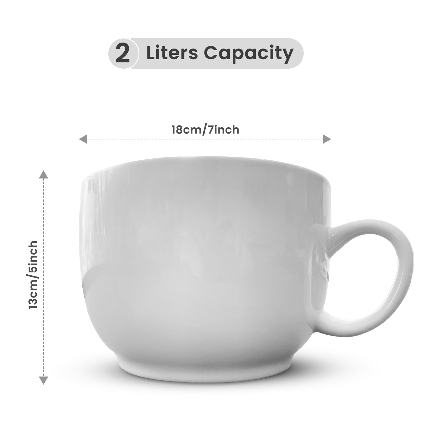 Giant Coffee Cup - 2 litres