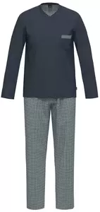 Org Nagoya SA lang V Hals - 480/sterling blue