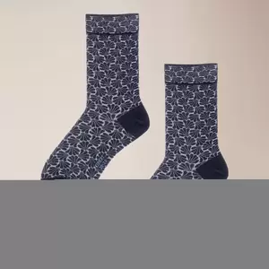 KUNERT Damen Floral Socken - Hautfreundliche Citynight Socke Mit Blumenmuster