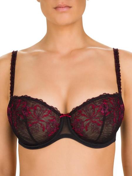 CF-871 Wild Lily Balconnet-BH - 004/Schwarz