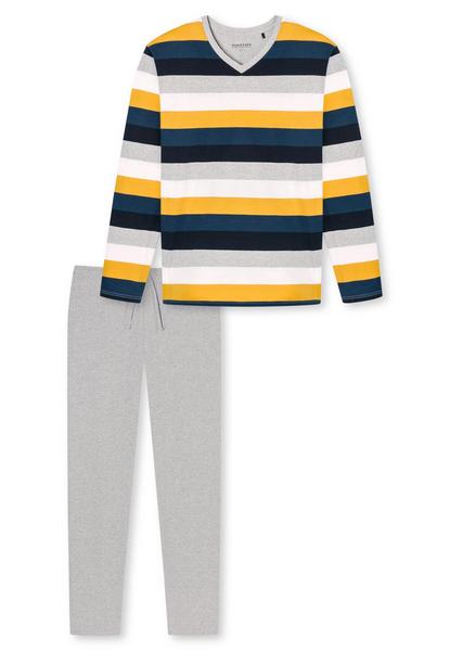 Schlafanzug lang - 608/curry