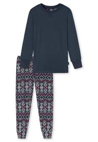 Kn Schlafanzug - 001/blauschwarz