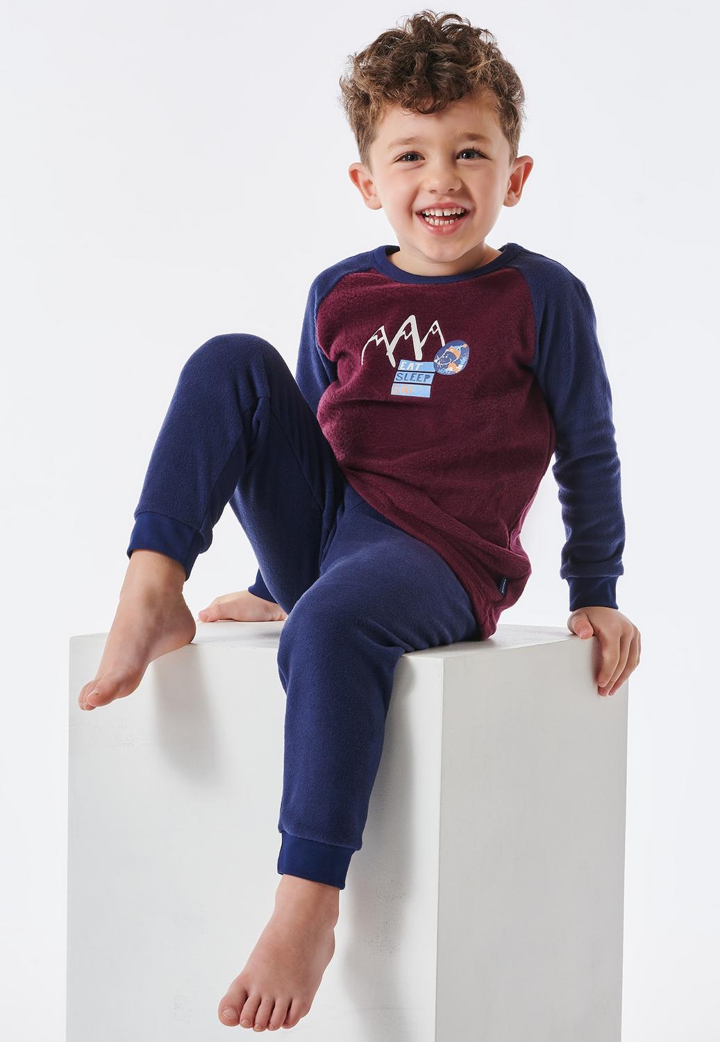 Schiesser Schlafanzug Lang Set Di Pigiama Bambino