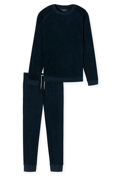 Schlafanzug lang - 804/nachtblau