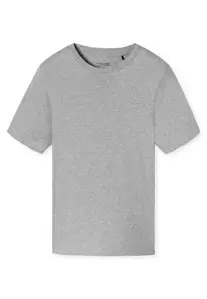 T-Shirt Rundhals - 202/grau-mel.