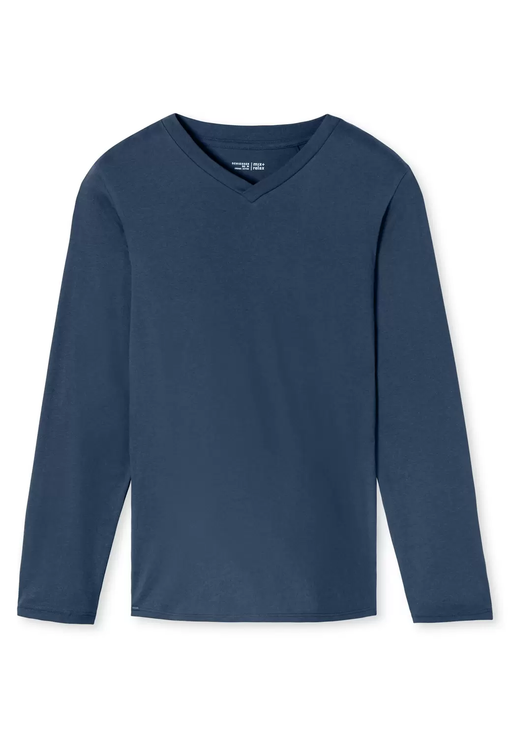 Langarmshirt V-Ausschnitt - 819/royal