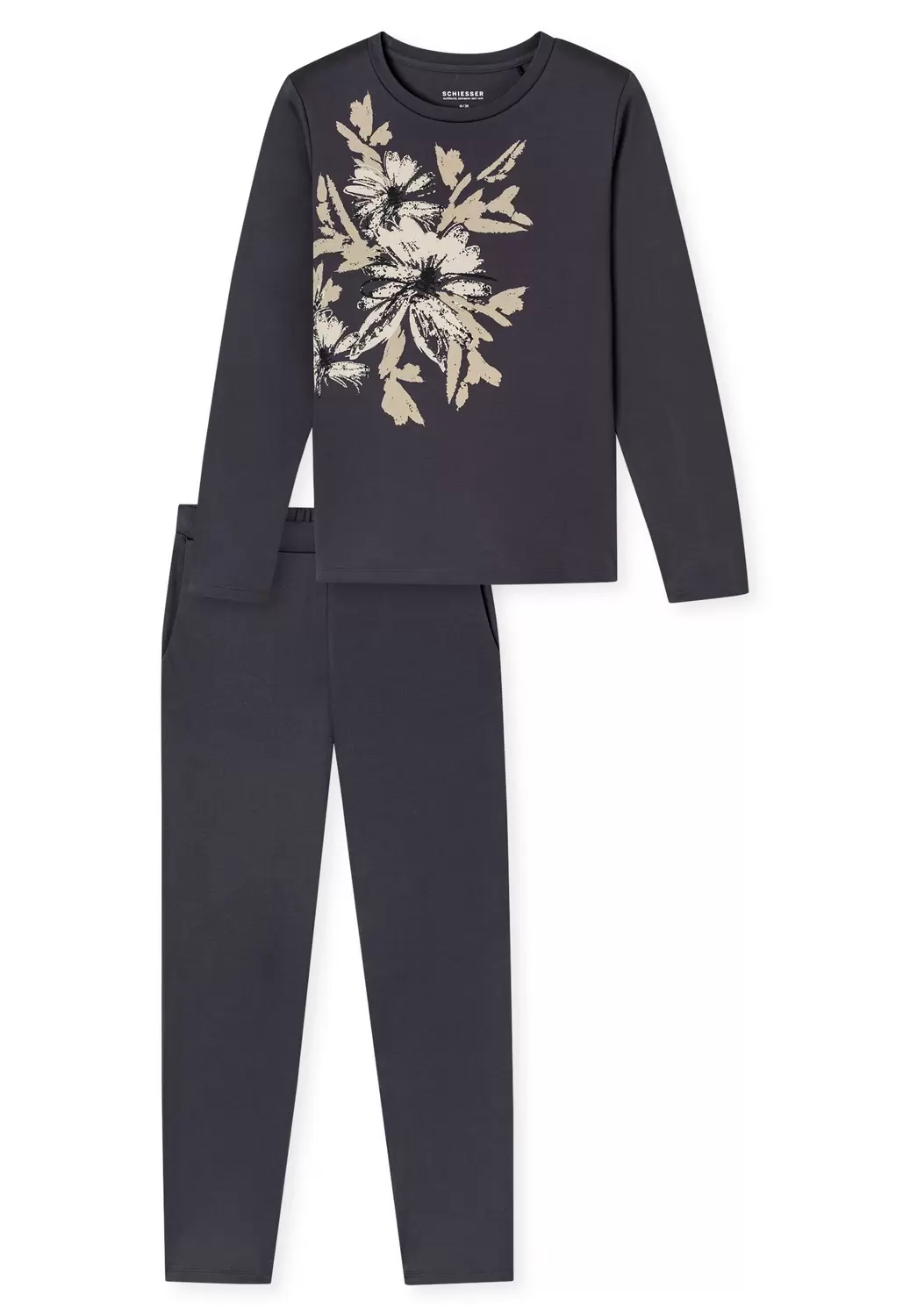 Schlafanzug lang - 207/graphit