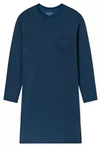 Nachthemd lang - 899/atlantikblau