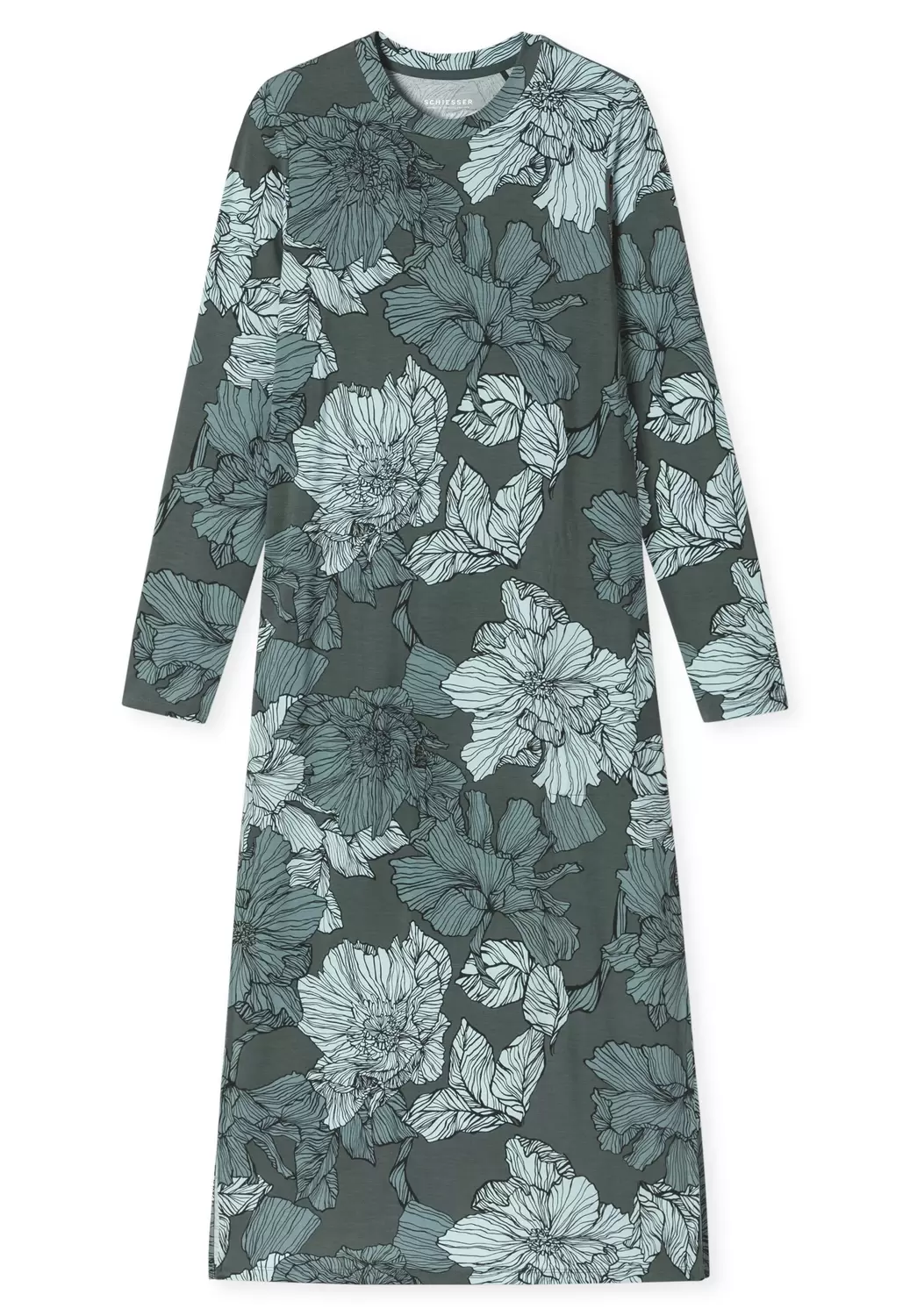 Nachthemd lang Arm, 120cm