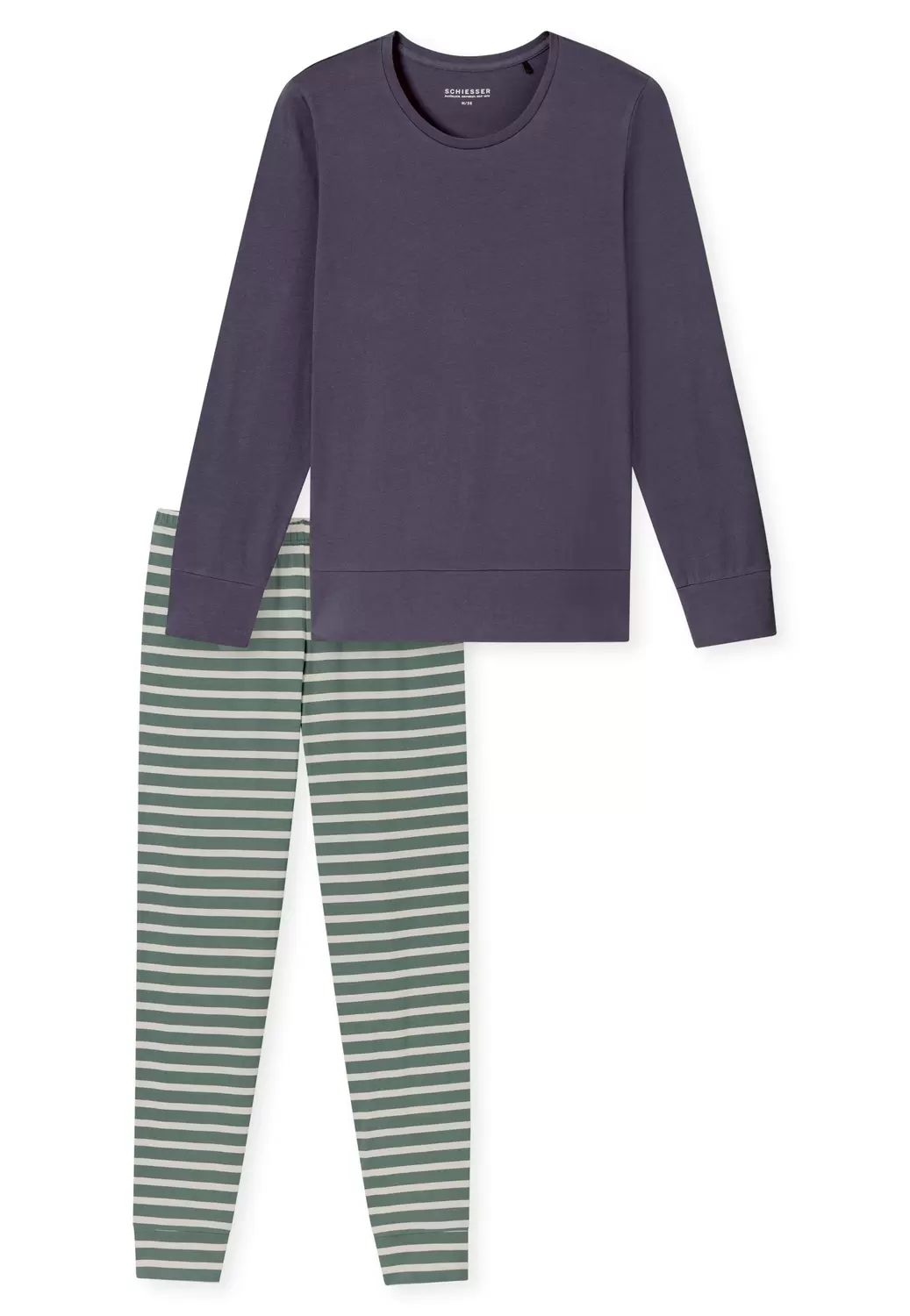 Schlafanzug lang - 824/indigo
