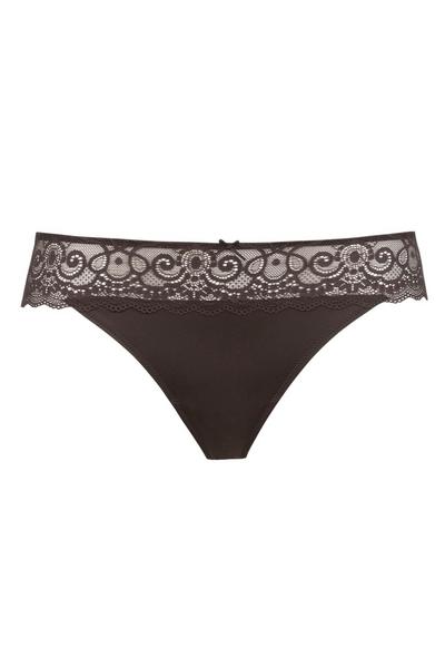 Mini-Slip - 87/liquorice brown