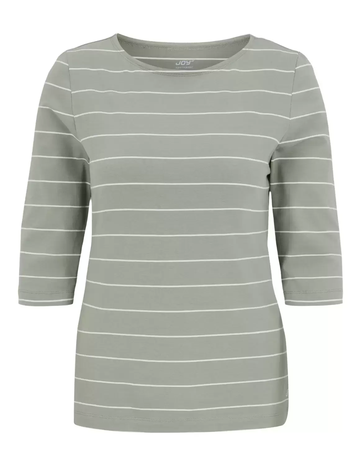 LEA 3/4 Arm Shirt - 10539/dried sage stripes